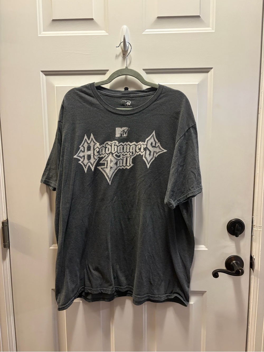 MTV Headbanger's Ball Graphic Tee - Charcoal